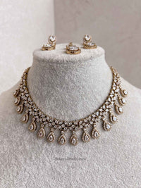 Diamante Droplet Set - SOKORA JEWELSDiamante Droplet SetNECKLACE SETS