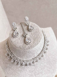 Diamante Droplet Set - SOKORA JEWELSDiamante Droplet SetNECKLACE SETS