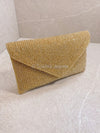 Diamante Envelope Clutch Bag - Gold - SOKORA JEWELSDiamante Envelope Clutch Bag - Gold