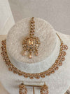 Diamante Necklace Set with Jhumkas - SOKORA JEWELSDiamante Necklace Set with JhumkasNECKLACE SETS