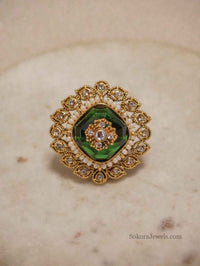 Diamond shape Gem Ring - SOKORA JEWELSDiamond shape Gem RingRING