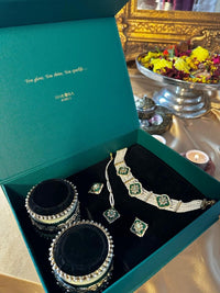 Dipi Choker Box Set - Greens - SOKORA JEWELSDipi Choker Box Set - GreensNECKLACE SETS