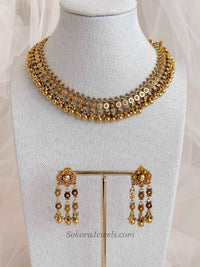 Diwali Festive Coin Necklace set - SOKORA JEWELSDiwali Festive Coin Necklace set