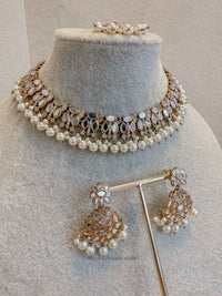 Eesha Mirrored Necklace sets - SOKORA JEWELSEesha Mirrored Necklace setsNECKLACE SETS