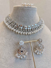 Eesha Mirrored Necklace sets - SOKORA JEWELSEesha Mirrored Necklace setsNECKLACE SETS