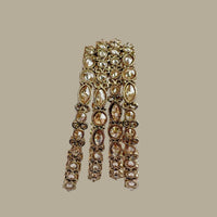 Eleanor Antique Gold Zircon Bangles - SOKORA JEWELSEleanor Antique Gold Zircon BanglesBANGLES