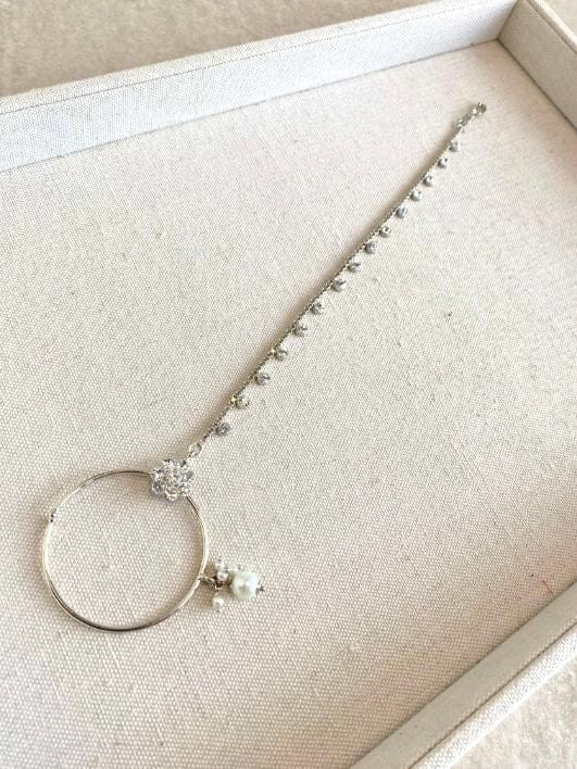 Emma Silver Nose ring - Slide type - SOKORA JEWELSEmma Silver Nose ring - Slide type