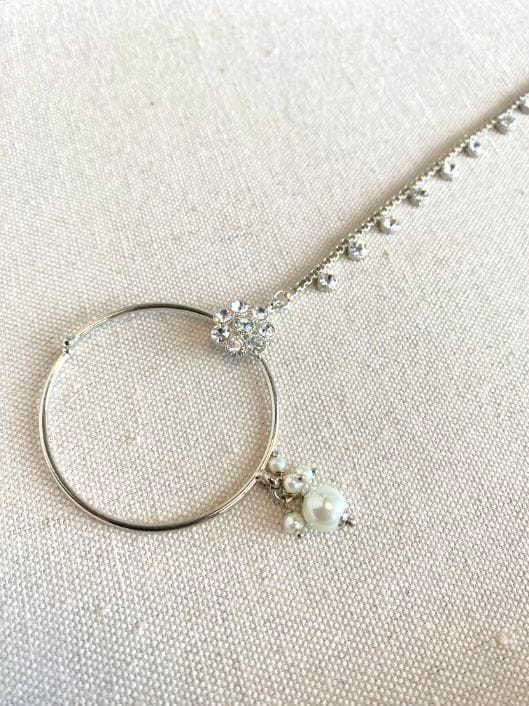 Emma Silver Nose ring - Slide type - SOKORA JEWELSEmma Silver Nose ring - Slide type