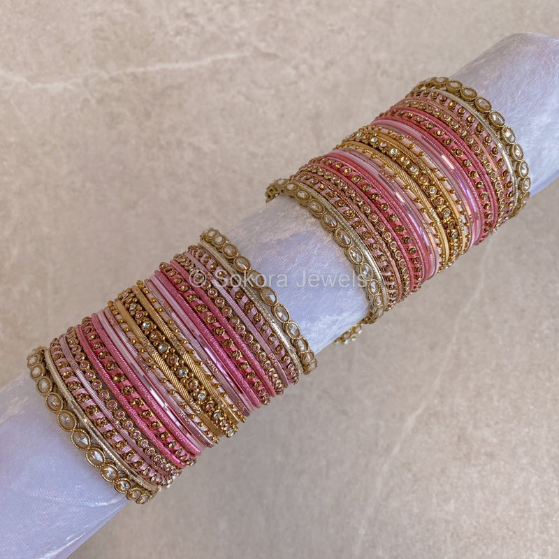 Enchanted Collection - Pretty Pinks - SOKORA JEWELSEnchanted Collection - Pretty PinksBANGLES