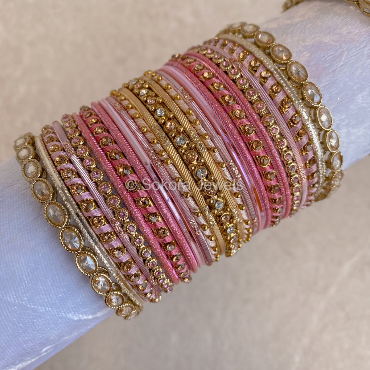 Enchanted Collection - Pretty Pinks - SOKORA JEWELSEnchanted Collection - Pretty PinksBANGLES