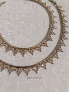 Extra Long Length Golden Anklets - SOKORA JEWELSExtra Long Length Golden Anklets