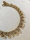 Extra Long Pearl & Crystal Anklets - Champagne - SOKORA JEWELSExtra Long Pearl & Crystal Anklets - Champagne
