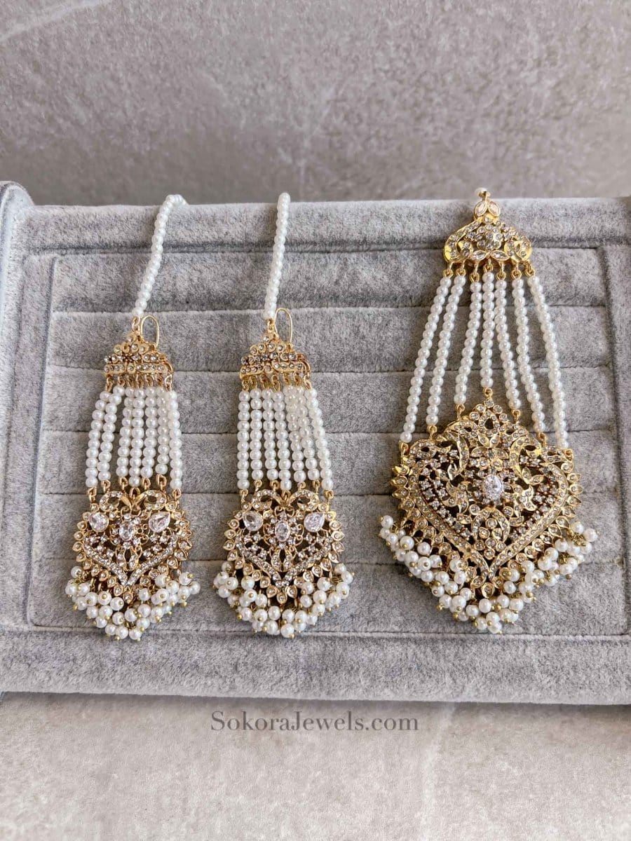 Faiza Bridal Choker set - SOKORA JEWELSFaiza Bridal Choker set