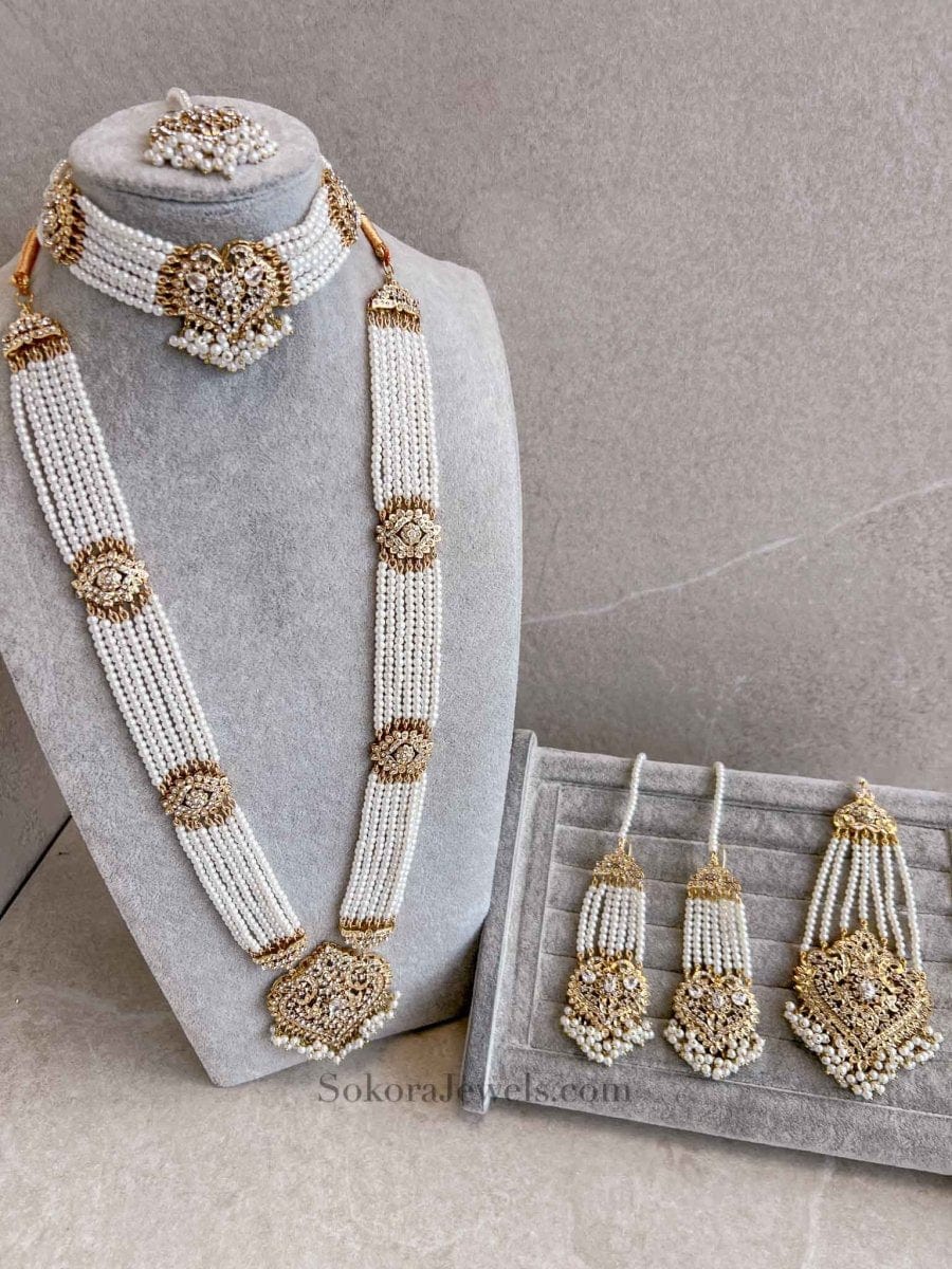 Faiza Bridal Choker set - SOKORA JEWELSFaiza Bridal Choker set