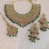 Fakiha Necklace set - Green - SOKORA JEWELSFakiha Necklace set - Green