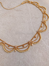 Fancy Bright Gold Waist chain - SOKORA JEWELSFancy Bright Gold Waist chain