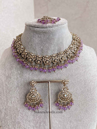 Farah Golden Necklace Sets - SOKORA JEWELSFarah Golden Necklace Sets