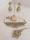 Fasiha Golden Choker Set - SOKORA JEWELSFasiha Golden Choker Set