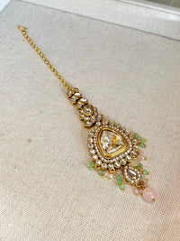 Faux Kundan Tikka - Pastels - SOKORA JEWELSFaux Kundan Tikka - Pastels