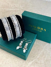 Favours Gift Box - Micro Earring & Bangles Set in Silver - SOKORA JEWELSFavours Gift Box - Micro Earring & Bangles Set in SilverBANGLES