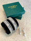 Favours Gift Box - Micro Earring & Bangles Set in Silver - SOKORA JEWELSFavours Gift Box - Micro Earring & Bangles Set in SilverBANGLES