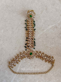 Fiza Hand Harness - Green - SOKORA JEWELSFiza Hand Harness - Green