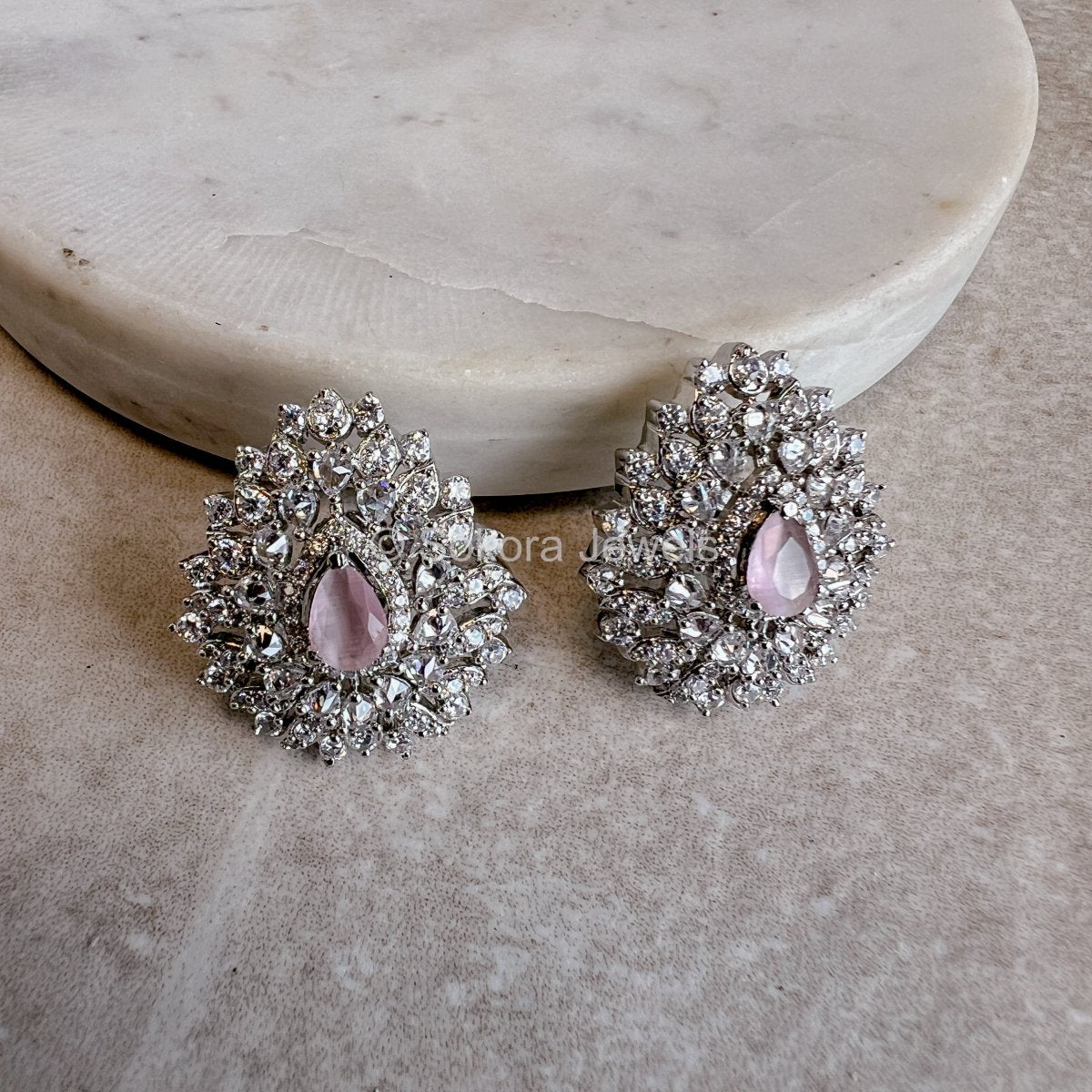 Fleur Diamante Earring Tops - SOKORA JEWELSFleur Diamante Earring Topsstuds and tops
