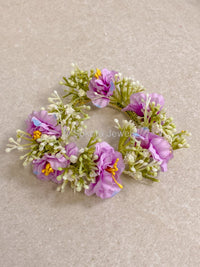 Floral Hair Bun Accessory - 7 Colour Options - SOKORA JEWELSFloral Hair Bun Accessory - 7 Colour Options