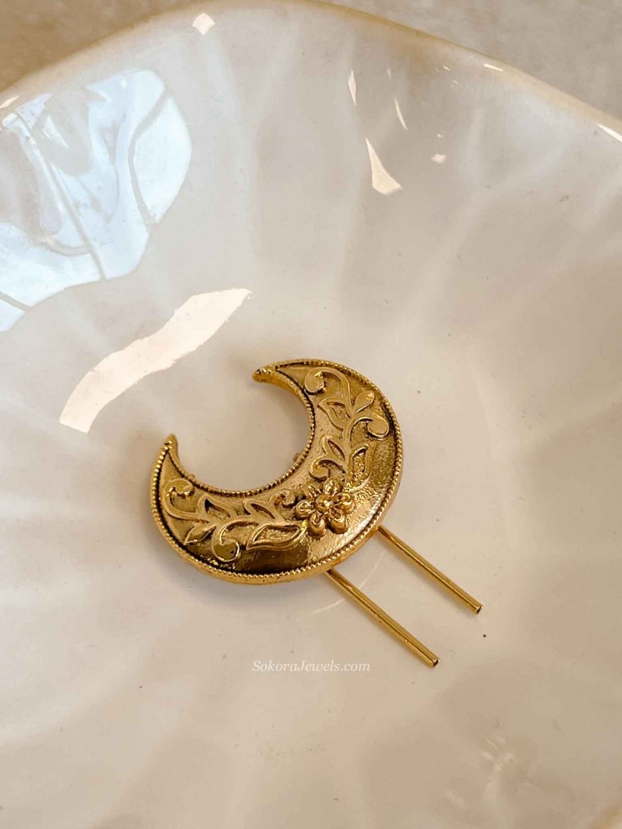 Floral Hair Pin - SOKORA JEWELSFloral Hair Pin