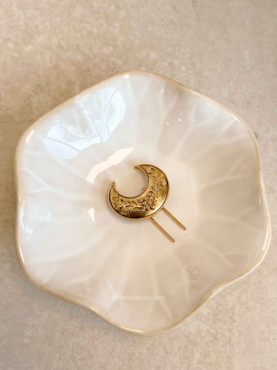 Floral Hair Pin - SOKORA JEWELSFloral Hair Pin