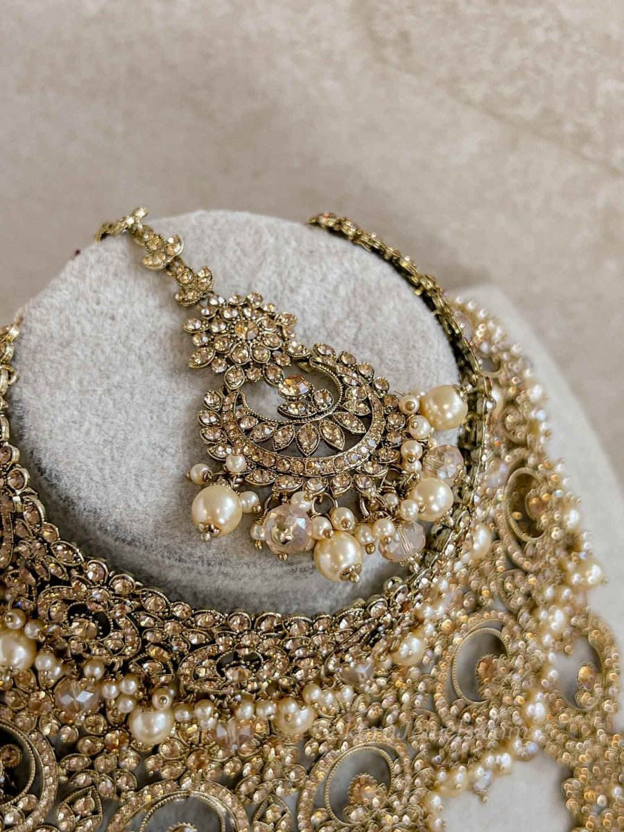 Full Golden Bridal Set - SOKORA JEWELSFull Golden Bridal Set
