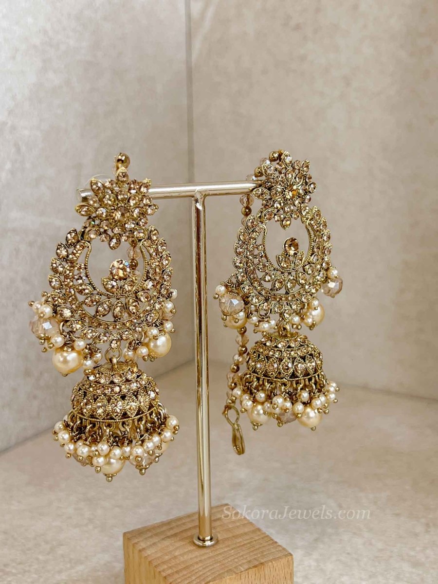 Full Golden Bridal Set - SOKORA JEWELSFull Golden Bridal Set