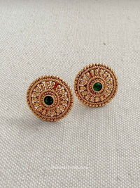 Gem Detail Temple Style Earring Tops - SOKORA JEWELSGem Detail Temple Style Earring Topsstuds and tops