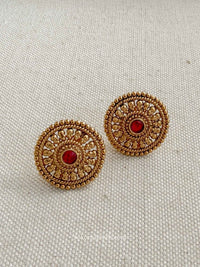 Gem Detail Temple Style Earring Tops - SOKORA JEWELSGem Detail Temple Style Earring Topsstuds and tops