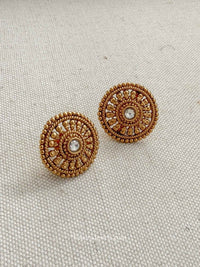 Gem Detail Temple Style Earring Tops - SOKORA JEWELSGem Detail Temple Style Earring Topsstuds and tops