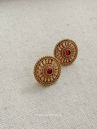 Gem Detail Temple Style Earring Tops - SOKORA JEWELSGem Detail Temple Style Earring Topsstuds and tops
