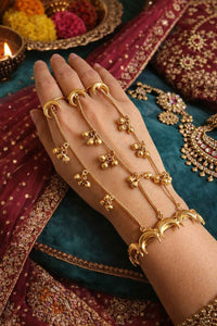 Ghunghroo hand chain - SOKORA JEWELSGhunghroo hand chain