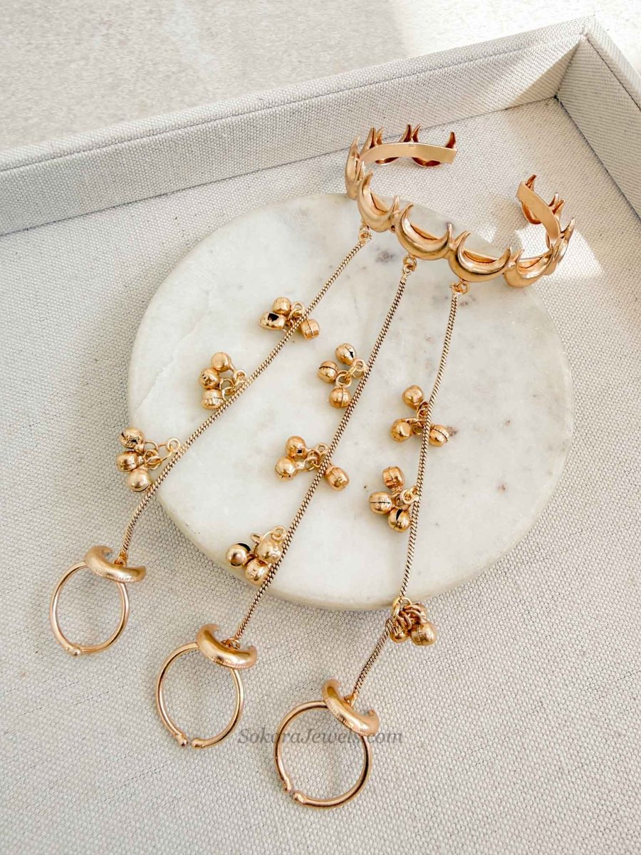 Ghunghroo hand chain - SOKORA JEWELSGhunghroo hand chain