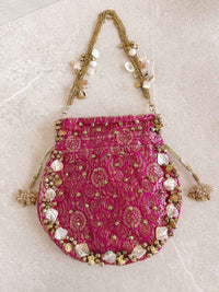 Ghungroo Bead Potli Bag - 5 Colour Options - SOKORA JEWELSGhungroo Bead Potli Bag - 5 Colour Options