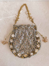 Ghungroo Bead Potli Bag - 5 Colour Options - SOKORA JEWELSGhungroo Bead Potli Bag - 5 Colour Options