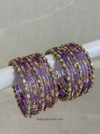 Glass Bangle Stack - SOKORA JEWELSGlass Bangle StackBANGLES