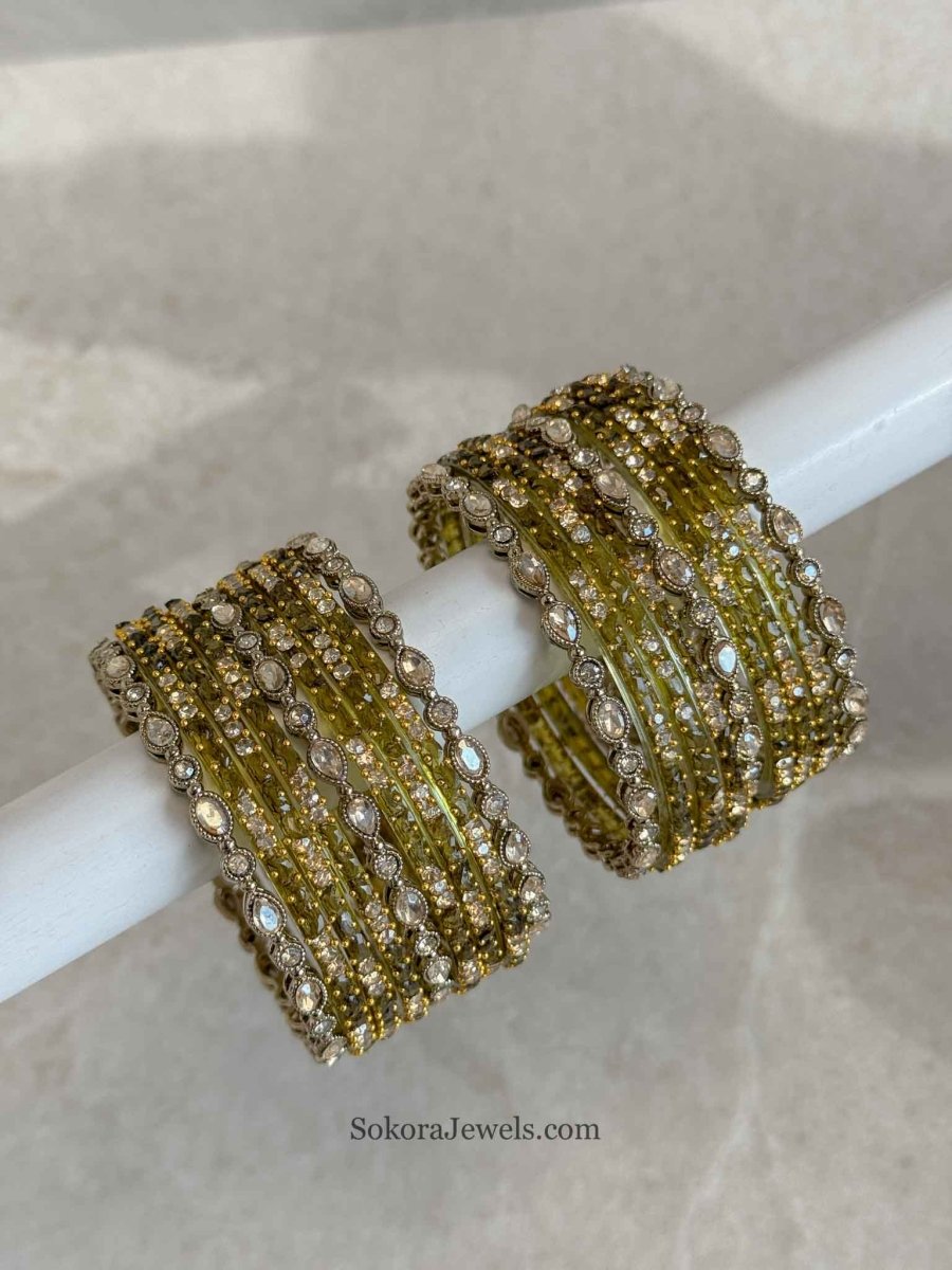 Glass Bangle Stack - SOKORA JEWELSGlass Bangle StackBANGLES