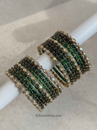 Glass Bangle Stack - SOKORA JEWELSGlass Bangle StackBANGLES