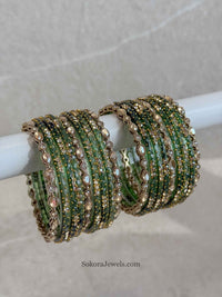 Glass Bangle Stack - SOKORA JEWELSGlass Bangle StackBANGLES