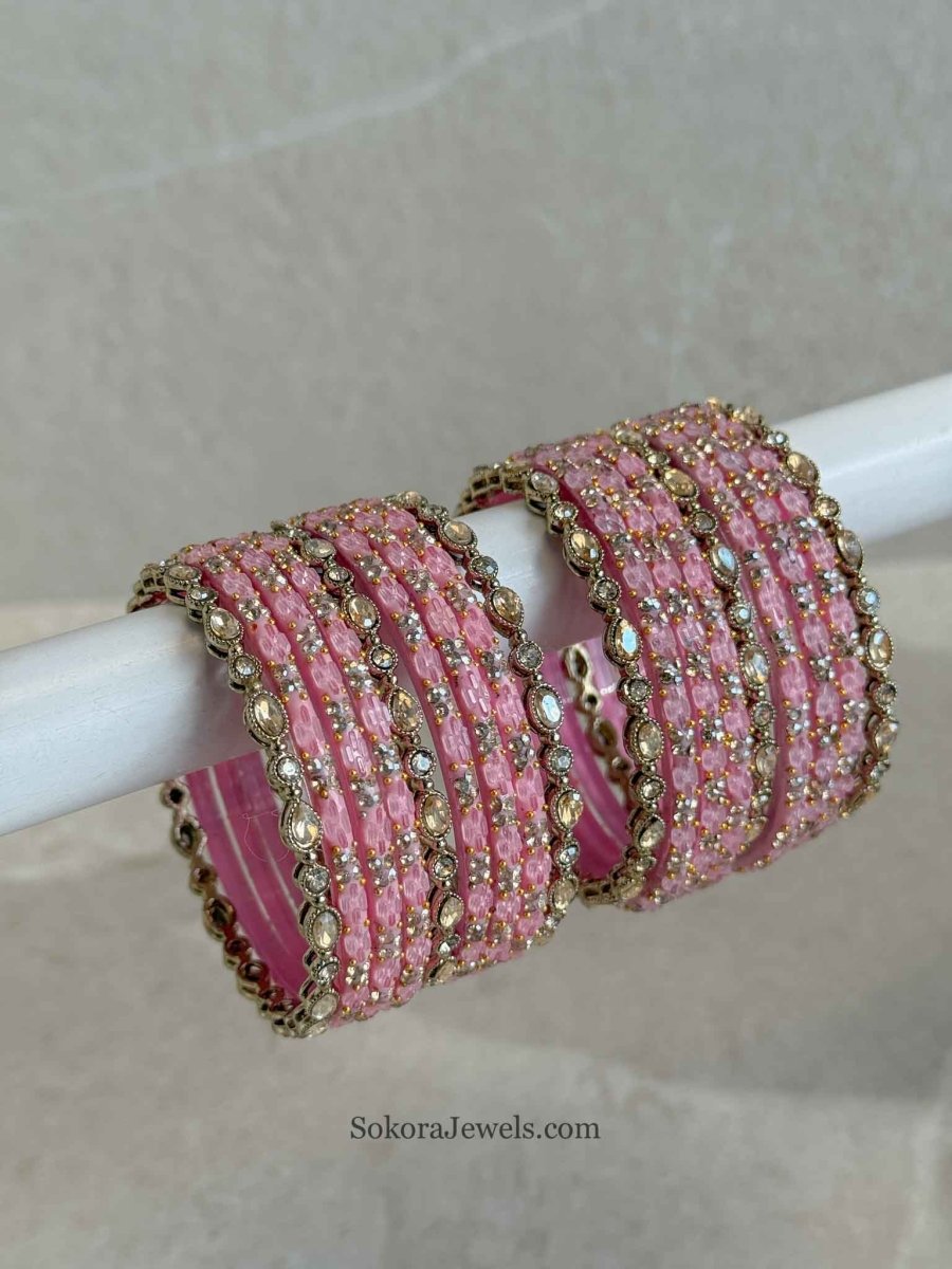 Glass Bangle Stack - SOKORA JEWELSGlass Bangle StackBANGLES