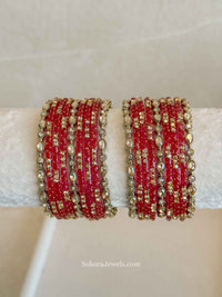 Glass Bangle Stack - SOKORA JEWELSGlass Bangle StackBANGLES