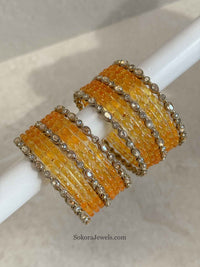 Glass Bangle Stack - SOKORA JEWELSGlass Bangle StackBANGLES