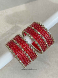 Glass Bangle Stack - SOKORA JEWELSGlass Bangle StackBANGLES