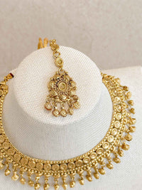 Gold Ghungroo Bead Hasli Set - SOKORA JEWELSGold Ghungroo Bead Hasli SetNECKLACE SETS