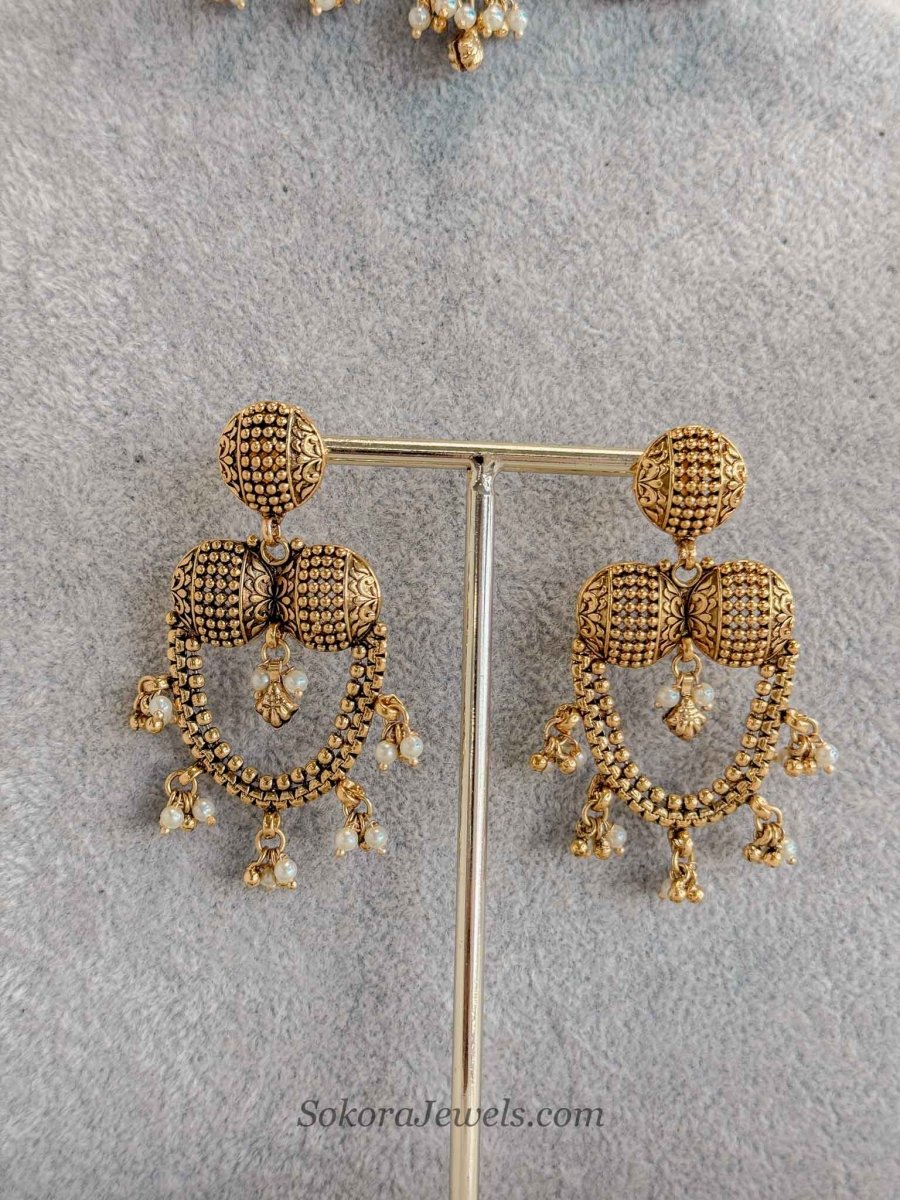 Gold Layered Necklace Set - SOKORA JEWELSGold Layered Necklace Set